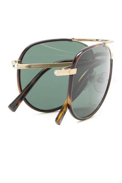 burberry 58mm folding aviator sunglasses|burberry aviator sunglasses sale.